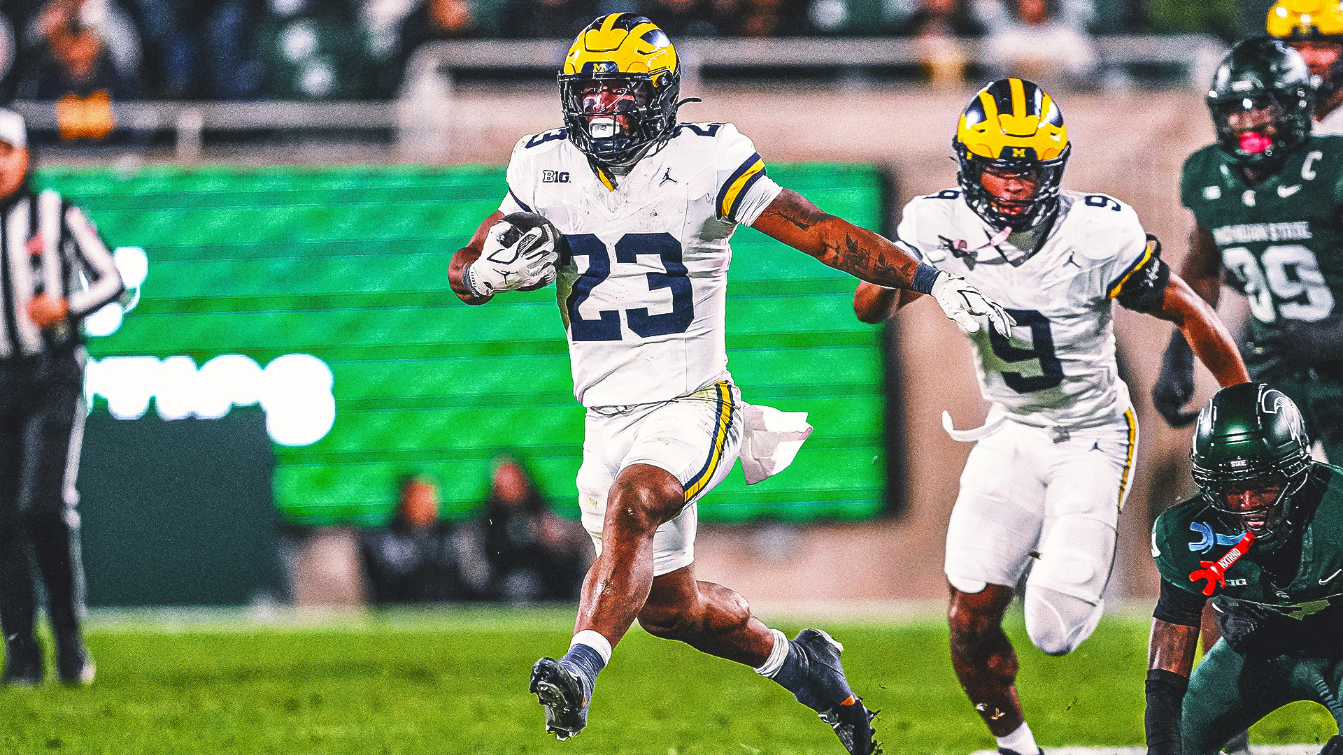 No. 25 Michigan Rushes For 200-Plus Yards in Win vs. Michigan State No. 25 Michigan Rushes For 200-Plus Yards in Win vs. Michigan State