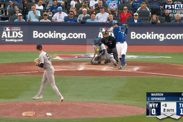 George Springer's 20th career playoff home run increases Blue Jays' lead over Yankees