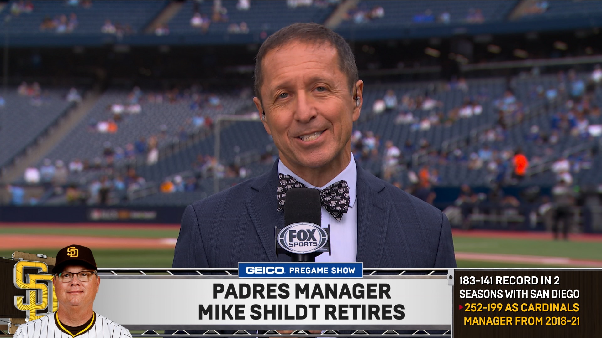 Padres Manger Mike Shildt retires with 2-years left on contract | MLB on FOX