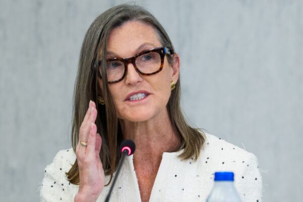 Cathie Wood trims her bitcoin bull case on threat of stablecoins taking some market share