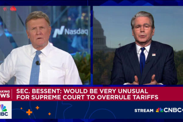 Bessent says U.S. has ‘lots’ of options to use on tariffs if it loses Supreme Court case