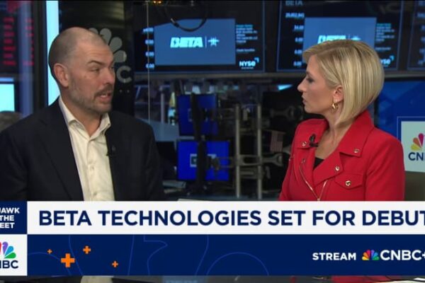 Amazon-backed eVTOL Beta opens on New York Stock Exchange after IPO