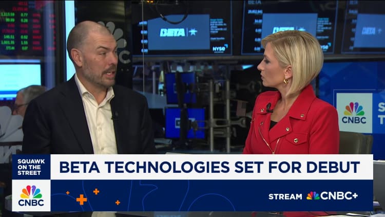 Amazon-backed eVTOL Beta opens on New York Stock Exchange after IPO