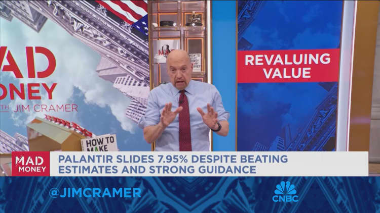 Wall Street speculative tech high valuation Jim Cramer