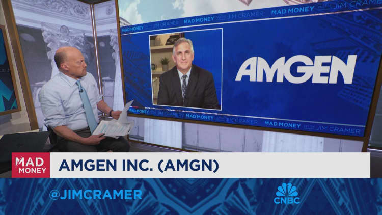 CEO of drugmaker Amgen talks new results from cholesterol drug trial