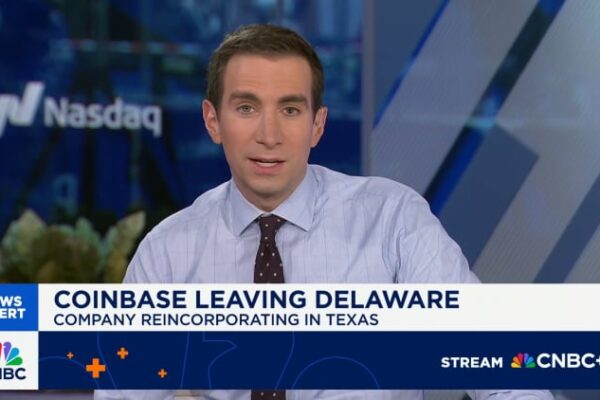 Despite Coinbase departure, only 28 companies left Delaware this year