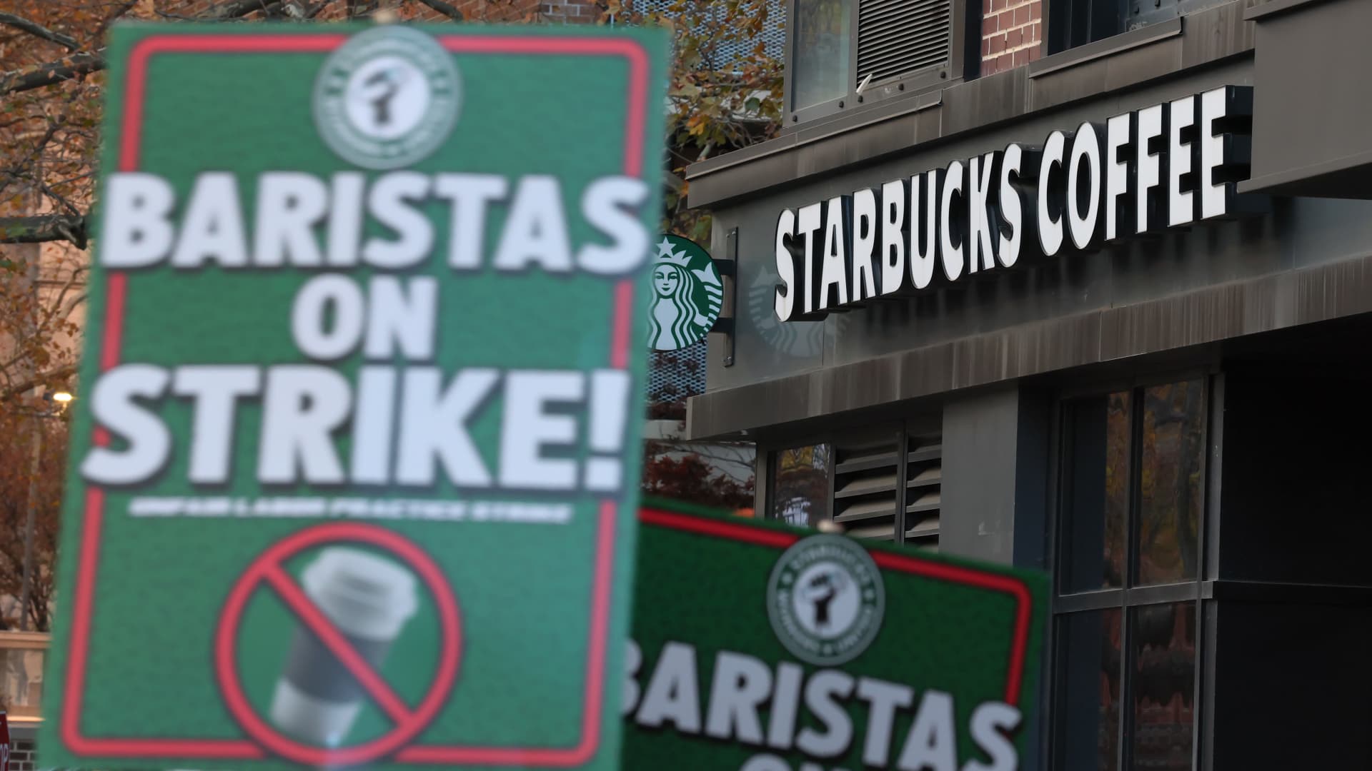 Starbucks workers’ union escalates strike on Black Friday