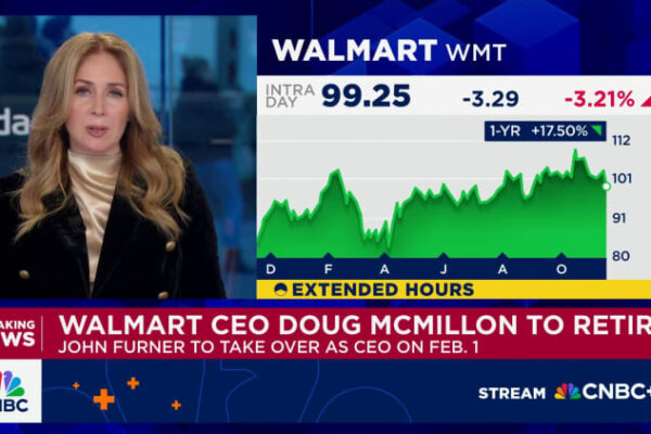 Walmart CEO Doug McMillon to retire in January