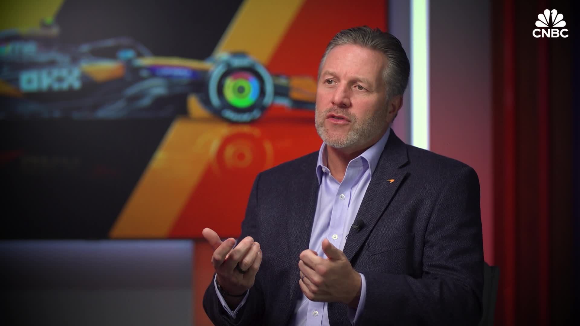 Watch the full interview with McLaren Racing CEO Zak Brown