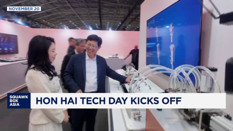 Foxconn highlights growing AI ambitions at annual tech event