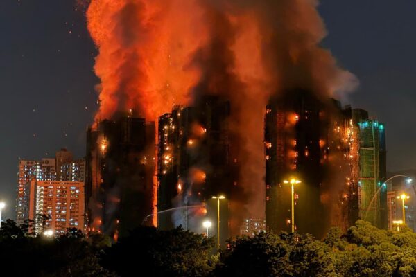 Hong Kong tower fire toll rises to 44, police arrest three