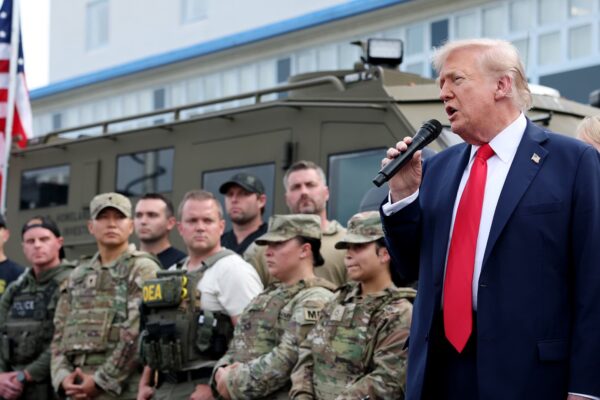 Trump says National Guard member dies after shooting