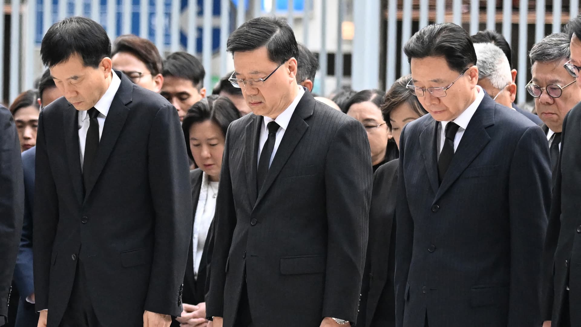 Hong Kong mourns victims of blaze that killed 128 and counting