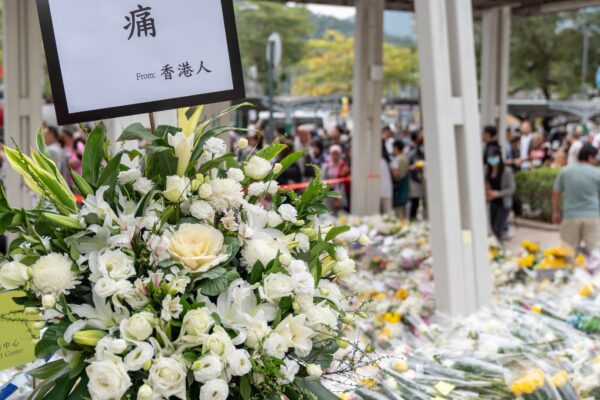 Anger simmers over Hong Kong deadly blaze as Beijing warns against ‘disruption’