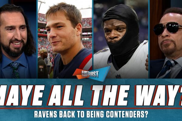 Patriots beat Buccaneers, Bills concerns, Ravens back to being contenders? | FIRST THINGS FIRST