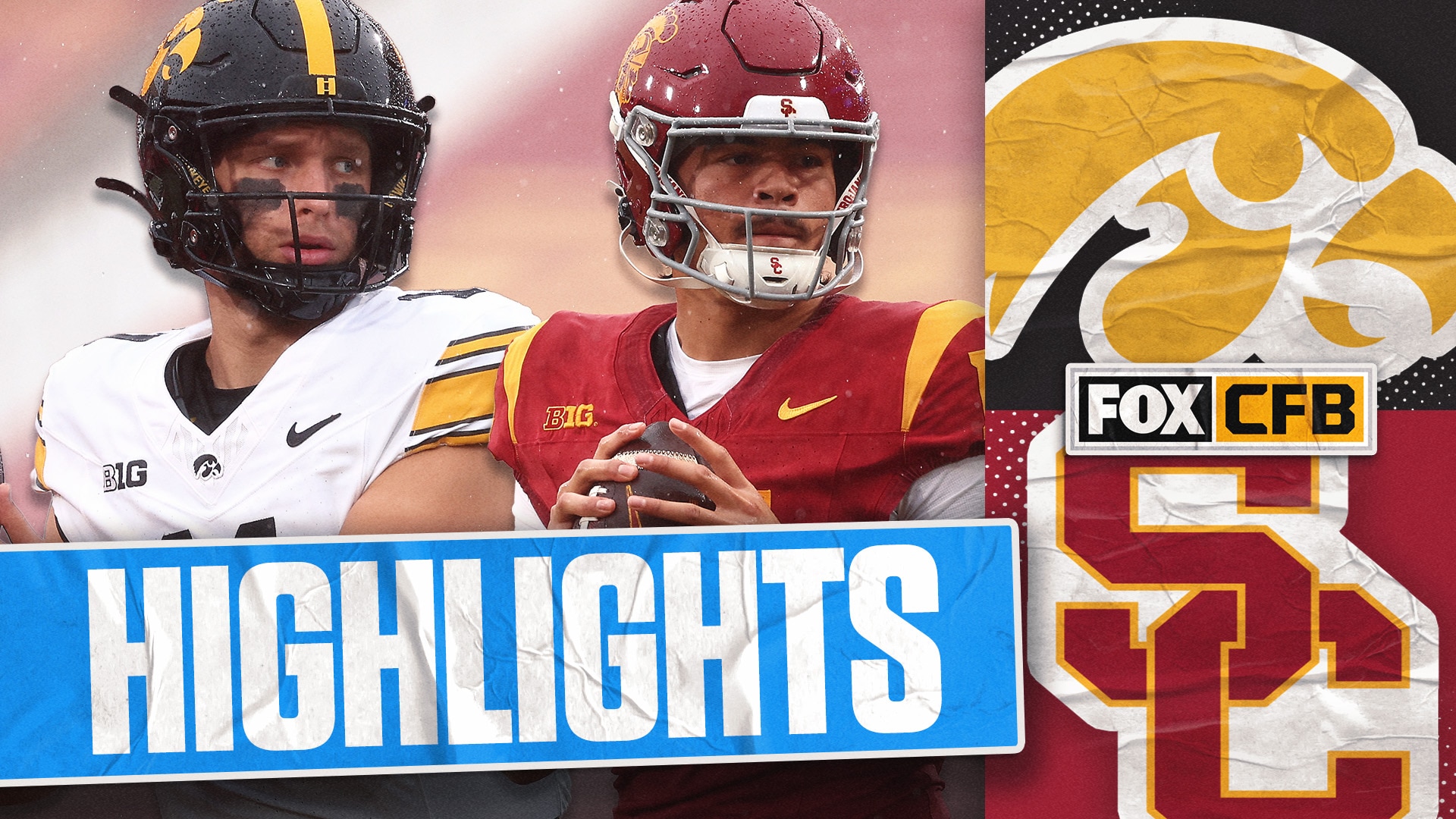 No. 21 Iowa Hawkeyes vs. No. 17 USC Trojans | FOX College Football