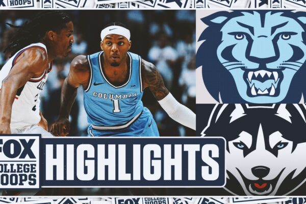Columbia Lions vs. No. 3 UConn Huskies Highlights | FOX College Hoops