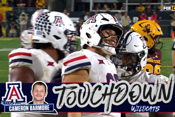 Noah Fifita finds Cameron Barmore for 9-yard TD, giving Arizona lead over Arizona State