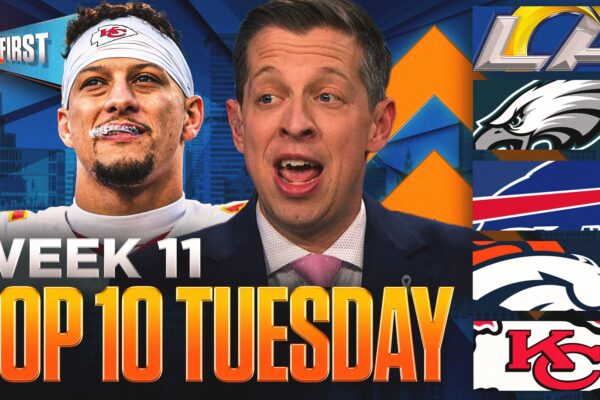 How FAR do the Chiefs FALL in Danny’s Top 10? 🤯📉 | First Things First