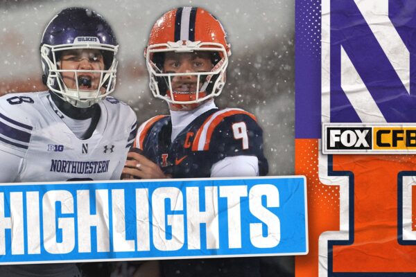 Northwestern Wildcats vs. Illinois Fighting Illini Highlights | FOX College Football