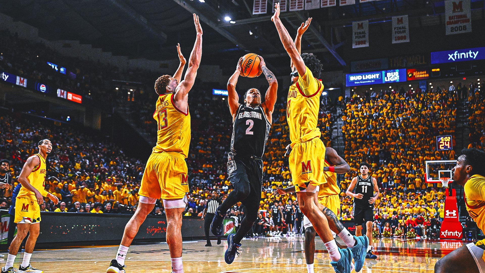 Malik Mack’s 19 Points Lead Georgetown Past Maryland, 70-60