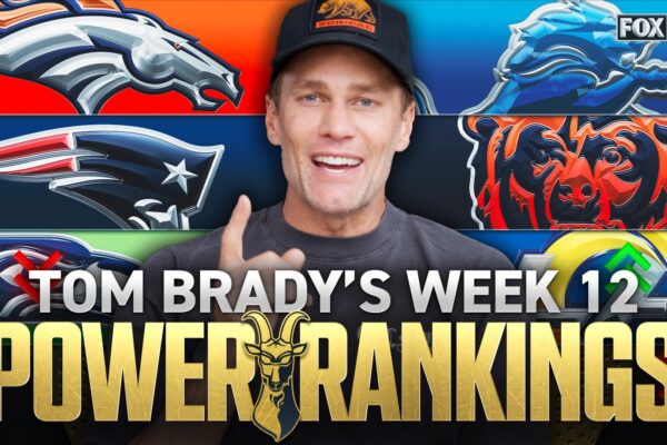 Tom Brady's Week 12 Power Rankings 🚨