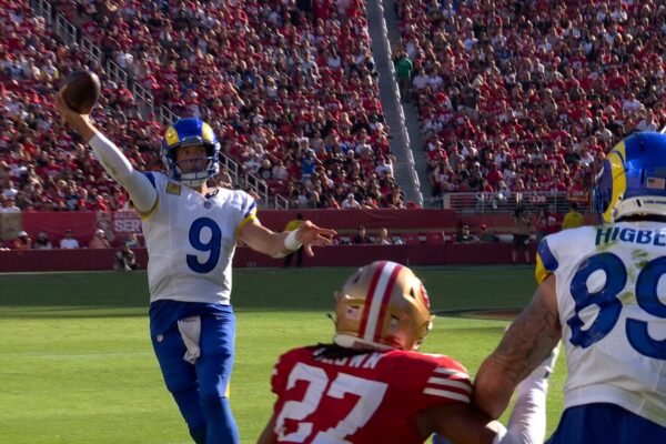 Rams’ Matthew Stafford hits Davis Allen for touchdown vs. 49ers, his 400th career passing TD | NFL Highlights