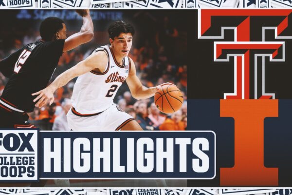 No. 11 Texas Tech Red Raiders vs. No. 14 Illinois Fighting Illini Highlights | FOX College Hoops