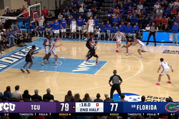 TCU forces crucial miss, helping cement an upset win over No. 10 Florida