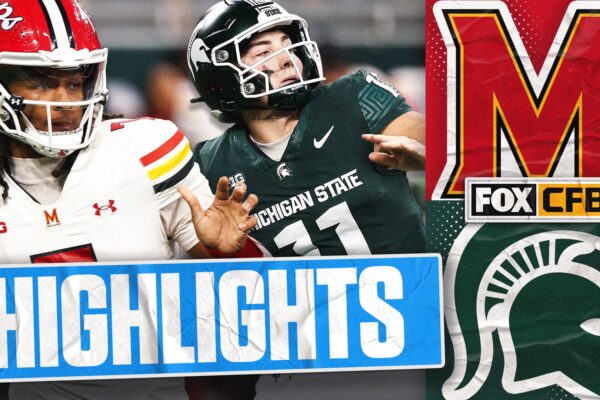 Maryland Terrapins vs. Michigan State Spartans Highlights | FOX College Football
