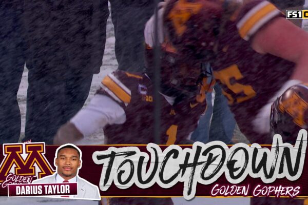Darius Taylor bursts for 49-yard TD run, extending Minnesota's lead over Wisconsin