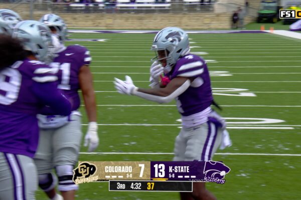 Joe Jackson rushes left for one-yard TD, giving Kansas State lead over Colorado