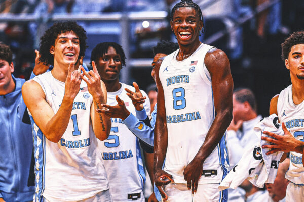 No. 25 UNC Defeats No. 19 Kansas After Furious 2nd Half Rally