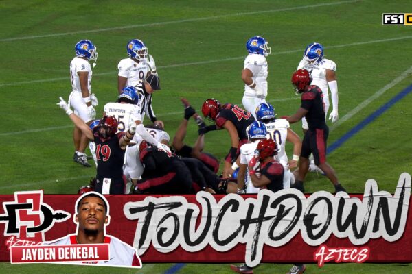SDSU's Jayden Denegal rushes for one-yard TD, extending lead over SJSU