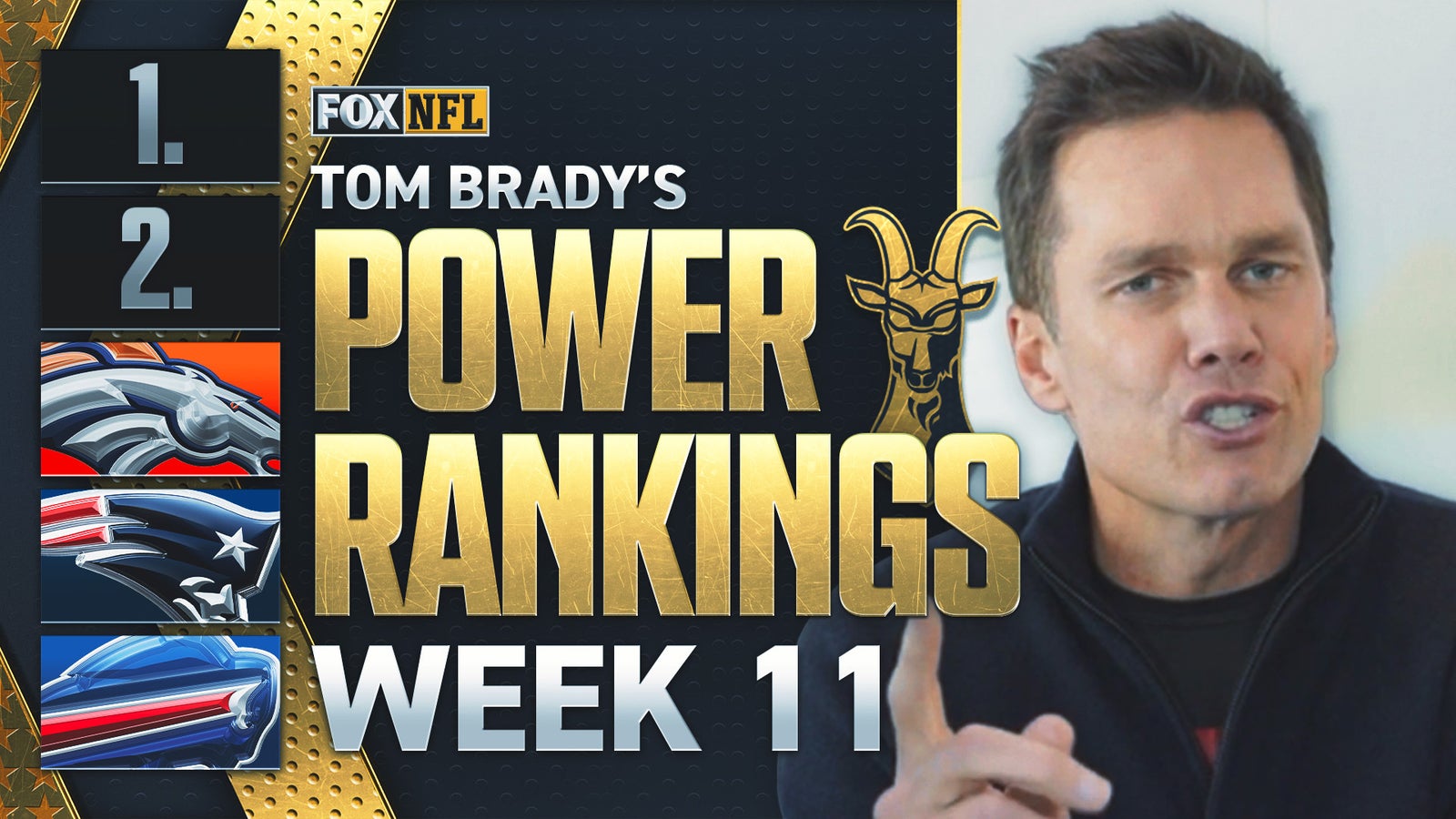 What game is Tom Brady calling today? Week 12 schedule