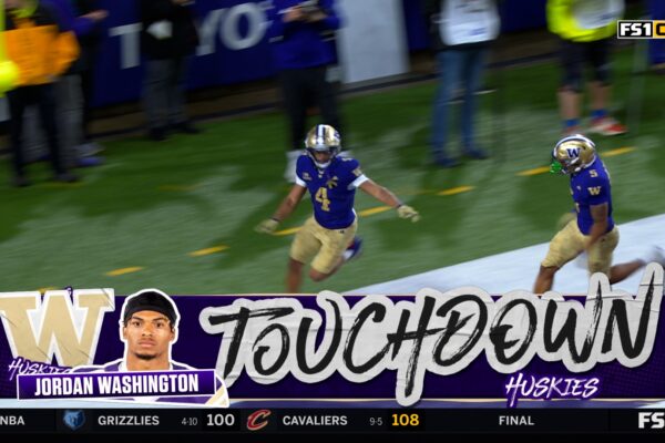 Jordan Washington breaks free for 68-yard rushing TD, extending Washington’s lead over Purdue