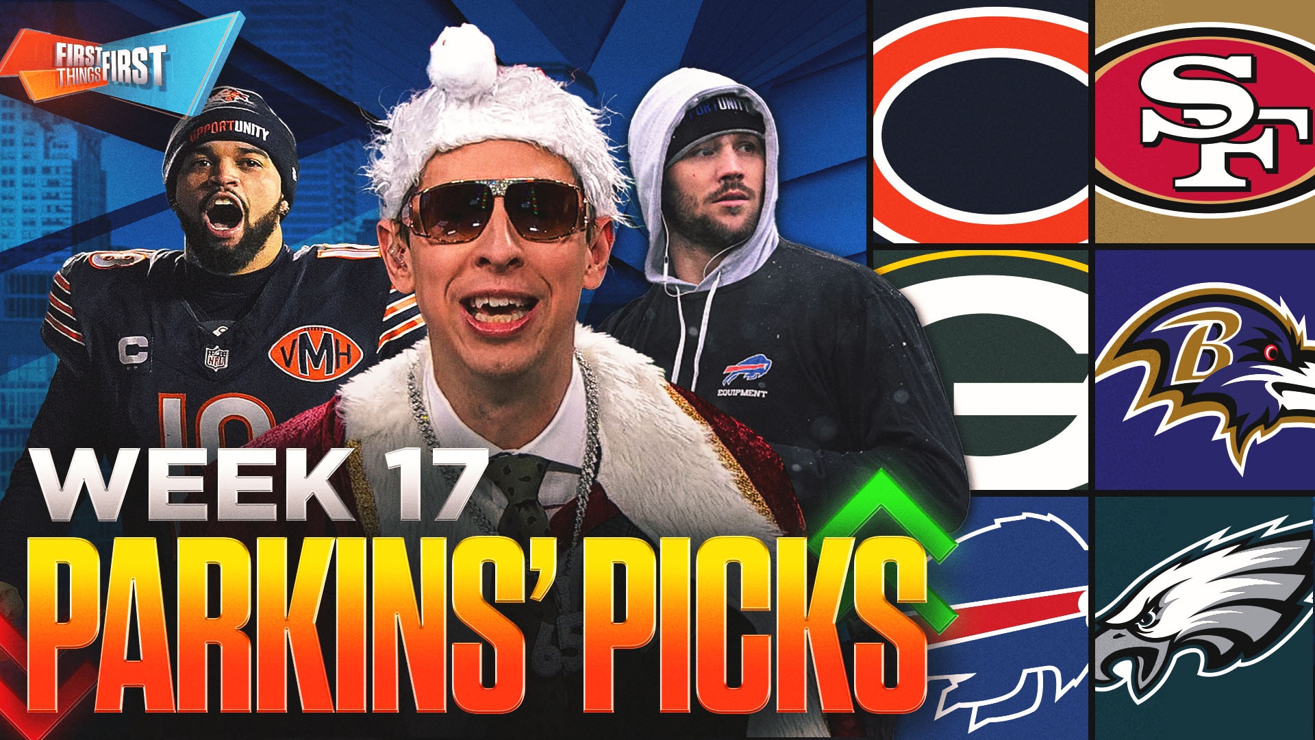 Caleb Williams, Bears WILL upset 49ers to keep Danny’s hot, undefeated streak alive in Parkins’ Picks 😤 | First Things First