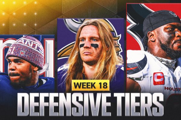 2025 NFL Defensive Tiers Week 18: Texans in Top Form; Giants Finishing Strong