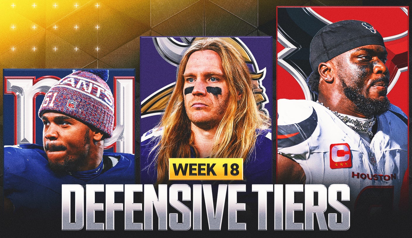 2025 NFL Defensive Tiers Week 18: Texans in Top Form; Giants Finishing Strong