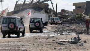 Israel launches airstrike in southern Gaza after earlier attack by militants wounded 5 soldiers