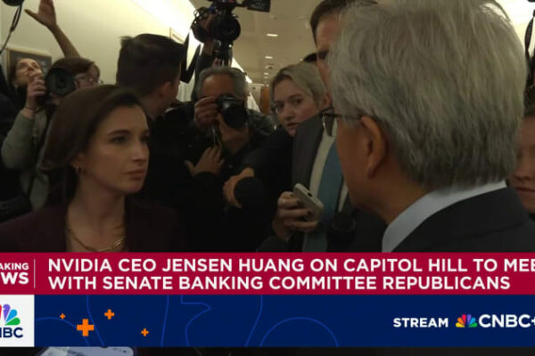 Nvidia’s Jensen Huang talks chip controls with Trump, hits regulation