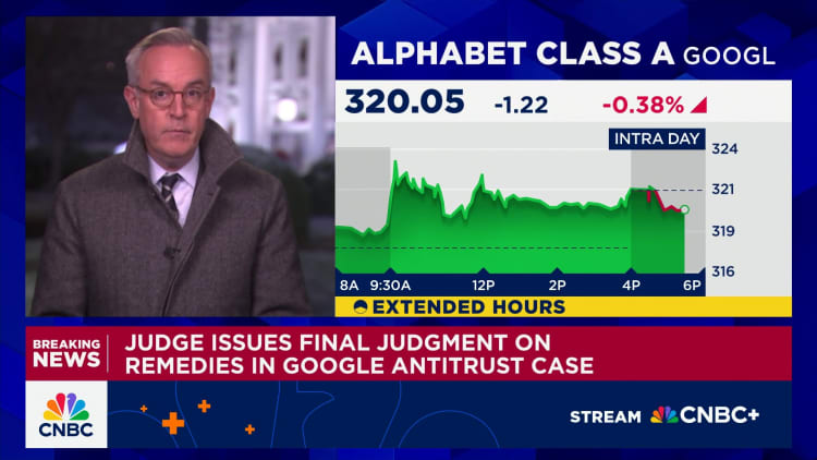 Judge finalizes remedies in Google antitrust case