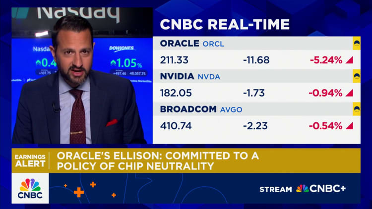 Oracle shares plummet dragging down AI stocks Nvidia, Coreweave