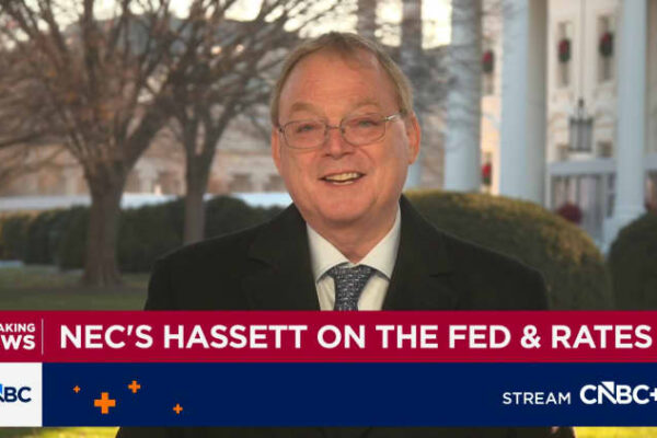 Hassett says Fed independence is ‘really important’ and chair candidates shouldn’t be disqualified for being Trump’s friend