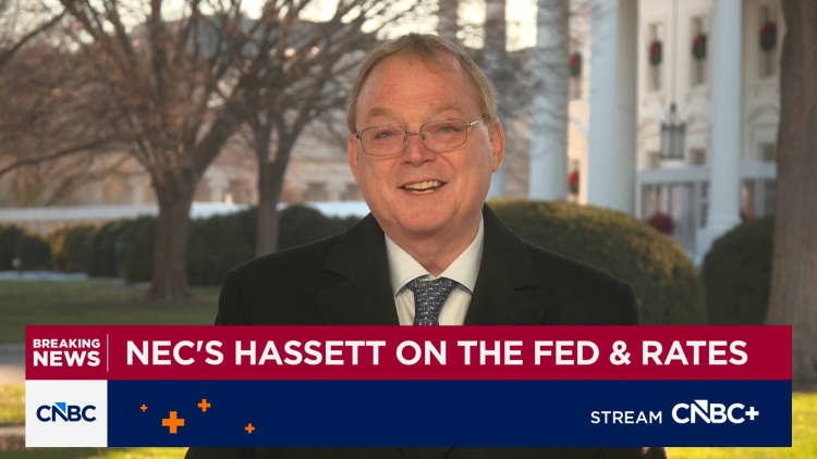 Hassett says Fed independence is ‘really important’ and chair candidates shouldn’t be disqualified for being Trump’s friend