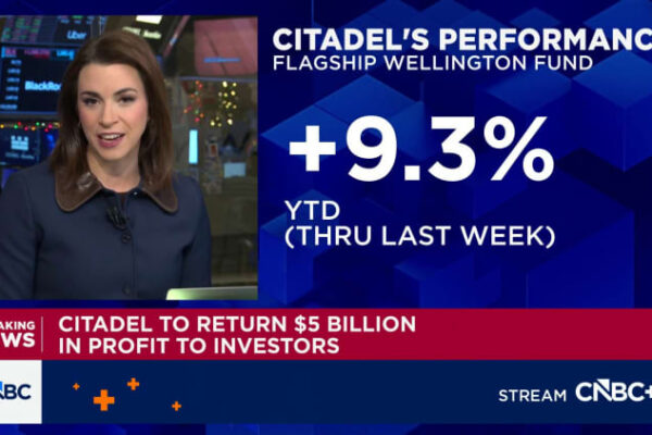 Citadel to return  billion in profit to investors, source says