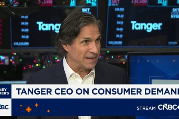 Tanger CEO Yalof says consumers still spending despite low confidence