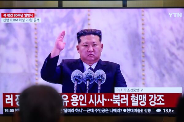 North Korea’s Kim Jong Un views submarine construction, oversees missile launch, KCNA says