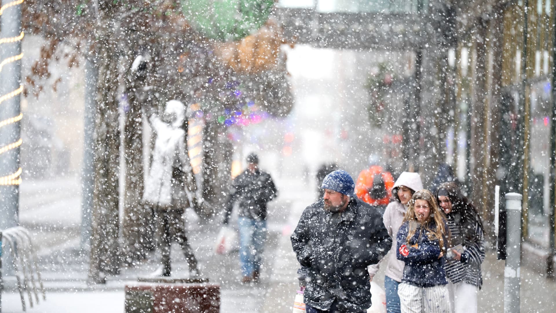 Winter storm blizzard conditions dangerous wind chills