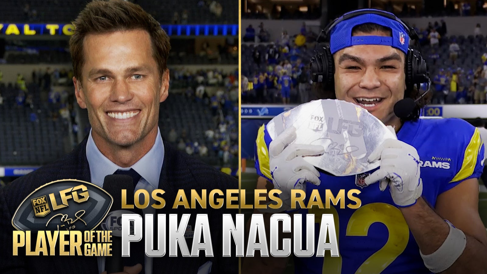 Puka Nacua Wins Tom Brady’s LFG Player of the Game, Draws Larry Fitzgerald Comp